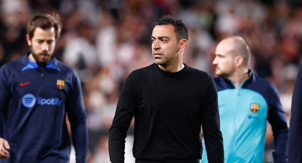 Xavi, en Vallecas./GETTY