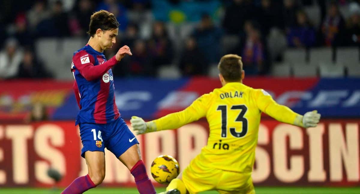 Joao Félix marcó el 1-0 ante el Atlético./AFP