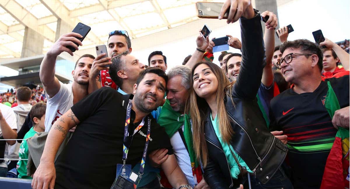 Deco, en 2019, en Oporto, durante la disputa del Países Bajos-Portugal de la Nations League. /GETTY