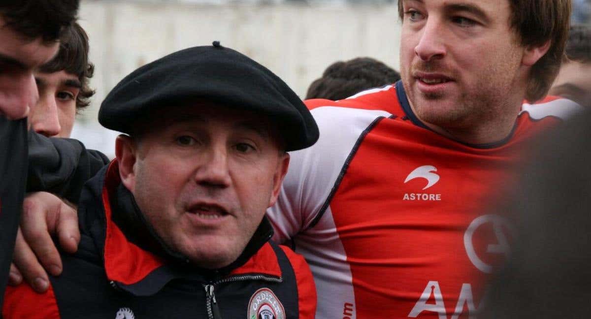 Un sentido agur a Axio, el hombre «apasionado» y «entregado« al rugby que enderezó el rumbo del Ordizia