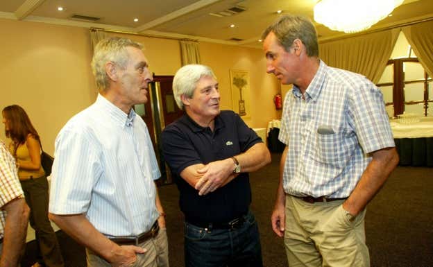 Bixio Górriz, junto a Alberto Ormaetxea y Gaztelu.  DV