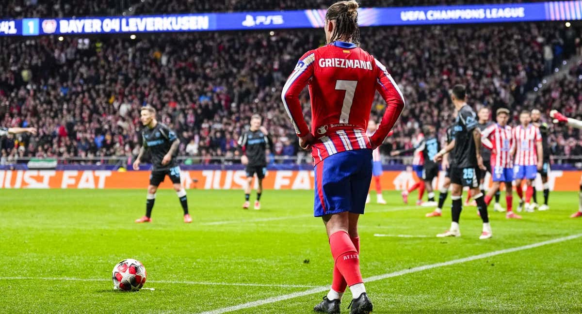 Antoine Griezmann, en el partido contra el Leverkusen./EP