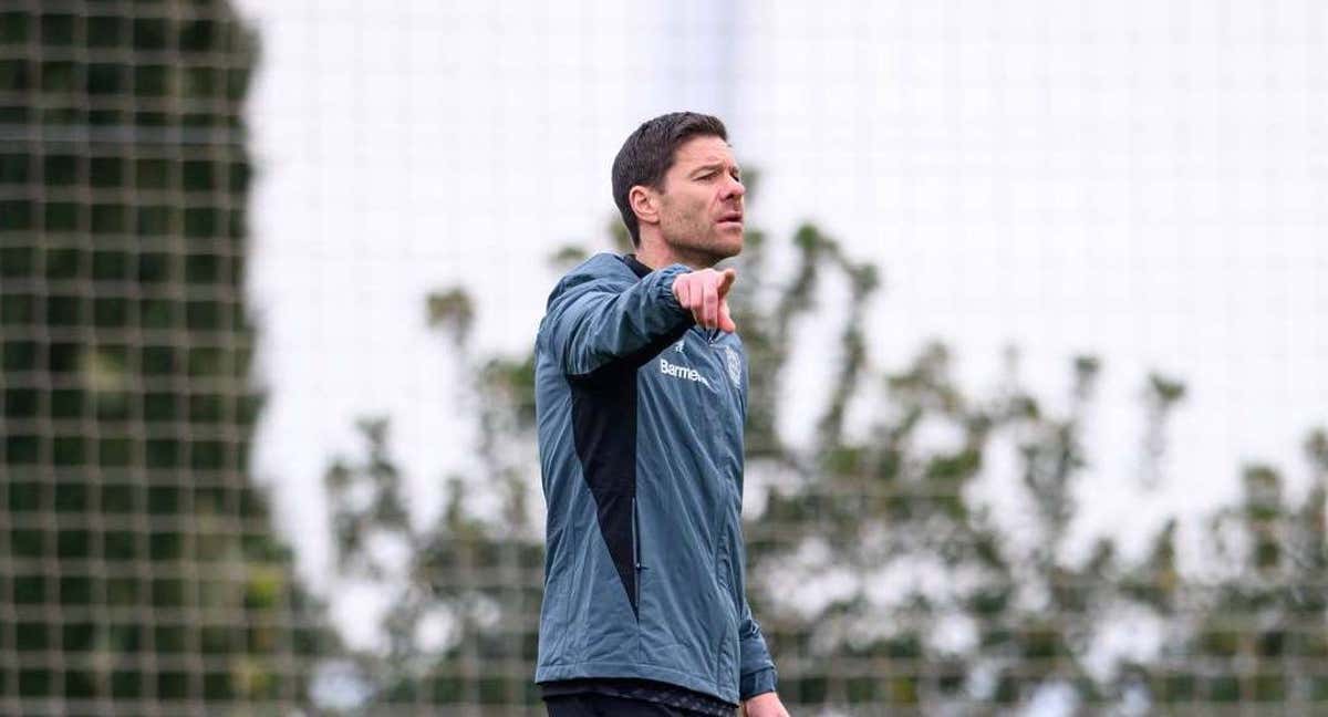 Xabi Alonso, en Valdebebas./EFE